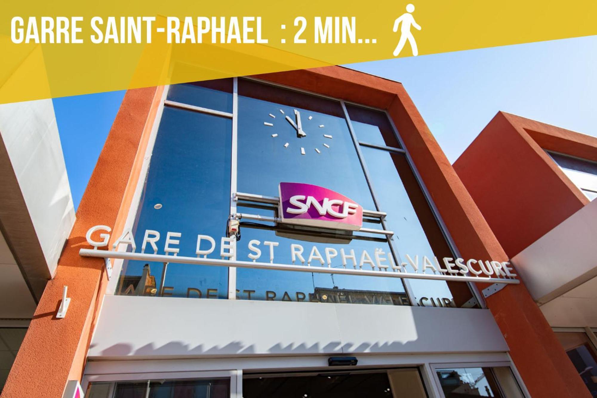 Studios Raffines Avec Terrasses - Plages, Ville Et Gare A Pied - Maison Raphael Saint-Raphaël Kültér fotó